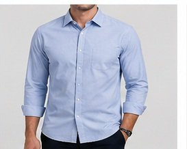 Men's Textured Henley Shirt