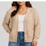 Women's Cropped Cardigan
