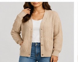 Women's Cropped Cardigan