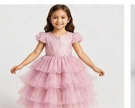 Girls Ruffle Occasion Dress