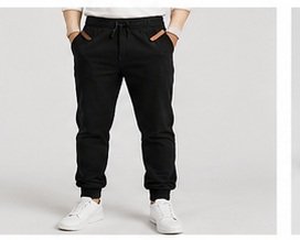 Men's Black Jogger Trousers
