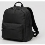 Unisex Minimal Black Backpack