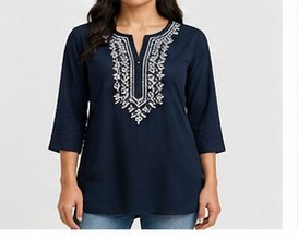 Women's Embroidered Tunic